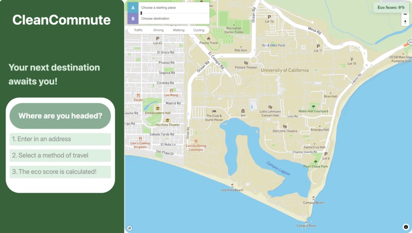 CleanCommute – screenshot 2