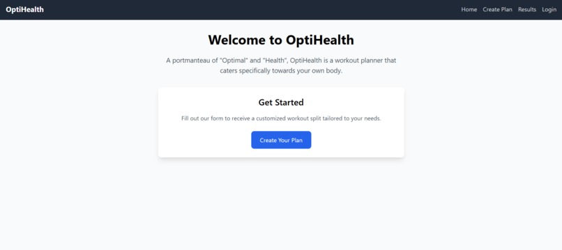 OptiHealth – screenshot 1