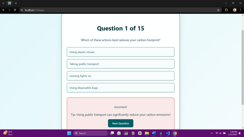 SustainaQuiz – screenshot 3