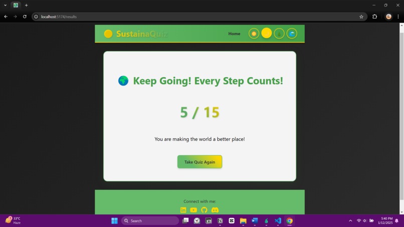 SustainaQuiz – screenshot 5