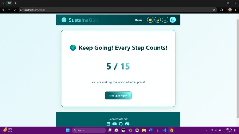SustainaQuiz – screenshot 10