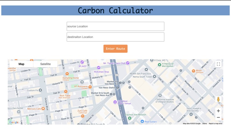Carbon Calculator – screenshot 1