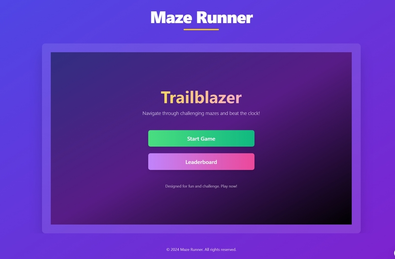 Trailblazer - A maze game – screenshot 4