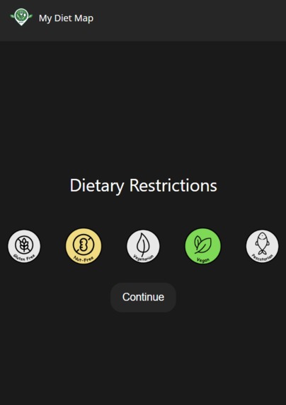 MyDietmAPP – screenshot 1