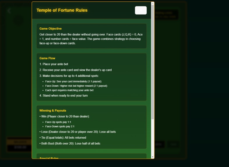 Temple Casino Games – screenshot 1