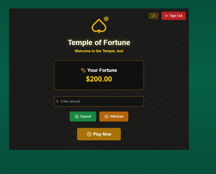 Temple Casino Games – screenshot 2