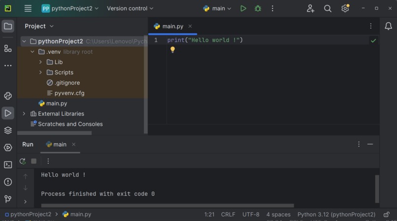 Hello_World – screenshot 1