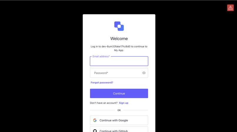 Implement Login and Logout with your Auth0 SDK of choice – screenshot 1