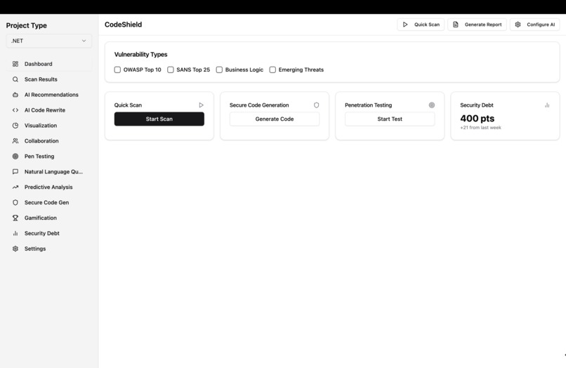 CodeShield – screenshot 1