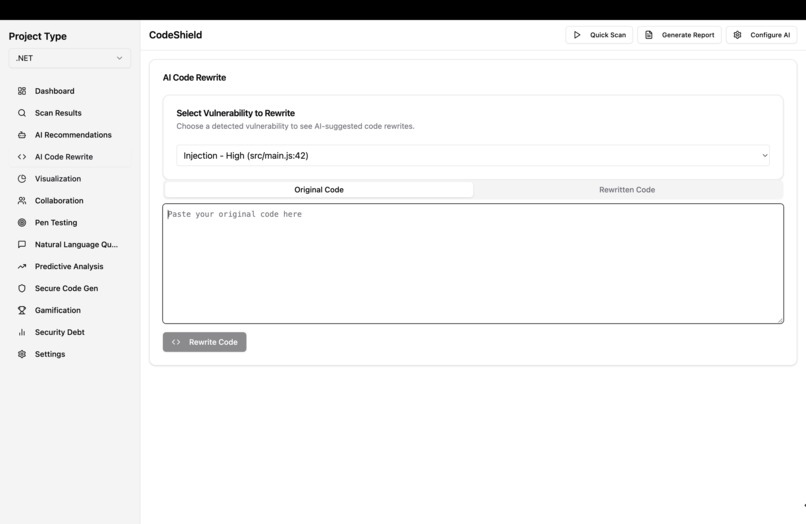 CodeShield – screenshot 3