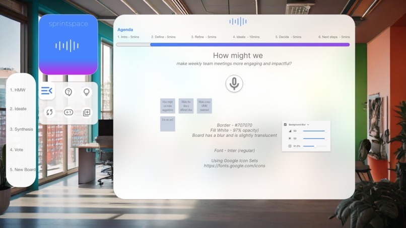 sprintspace – screenshot 1