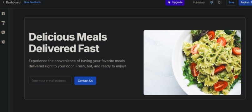No/code tool – screenshot 1