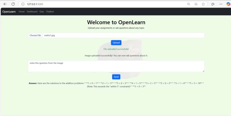 OpenLearn – screenshot 2