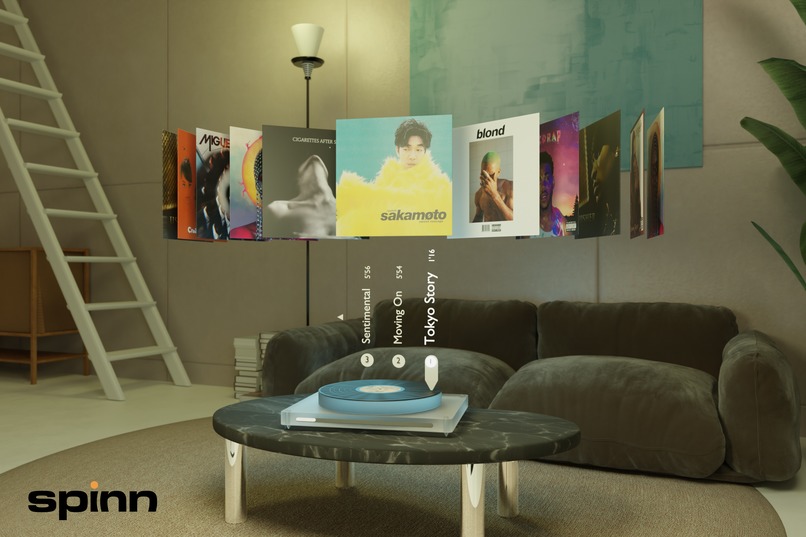 SPINN Music Application – screenshot 1