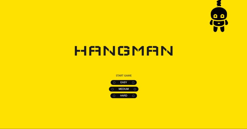 Hangman game – screenshot 2