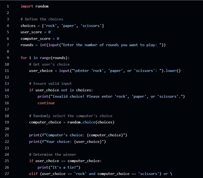 Rock Paper Scissors game – screenshot 1