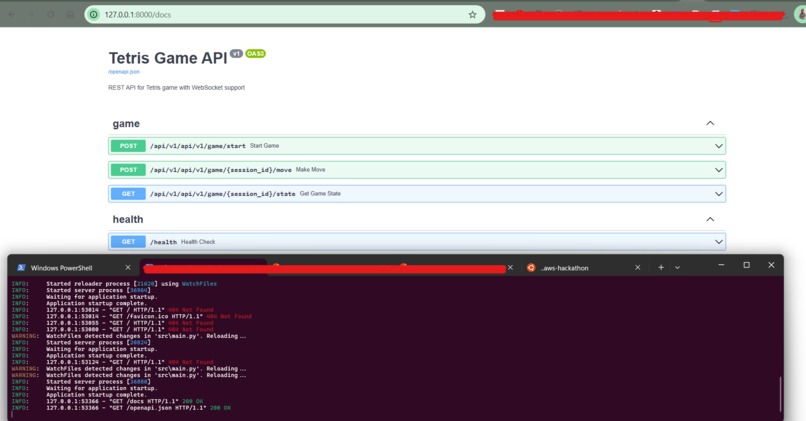 aws-tetris-game – screenshot 1