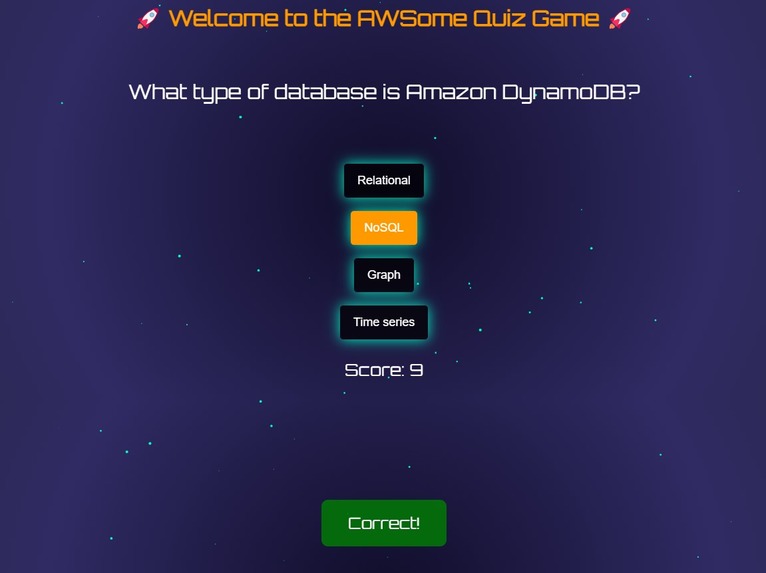 AWSome Quiz Game – screenshot 4