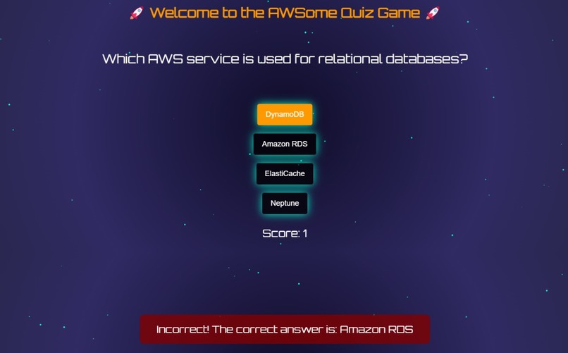 AWSome Quiz Game – screenshot 5