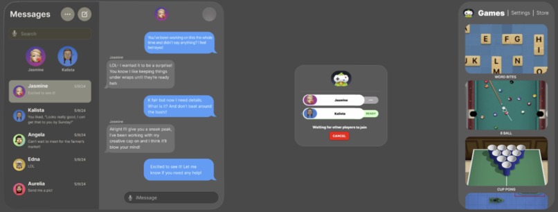 Game Piegon's Cup Pong in Apple Vision OS – screenshot 2