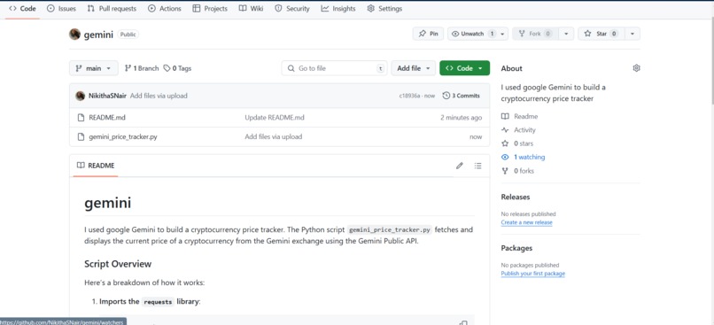 Build a hack with gemini – screenshot 1