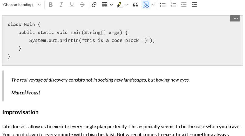CKEditor Challenge 3 – screenshot 1