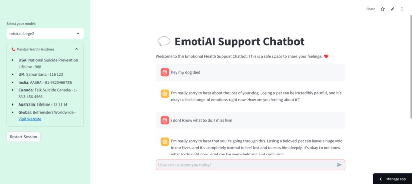 EmotiAI Support – screenshot 1