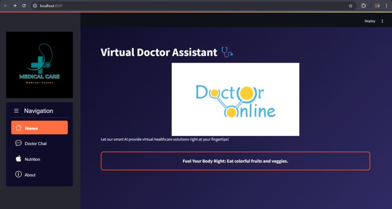 Virtual Doctor Assitant – screenshot 1