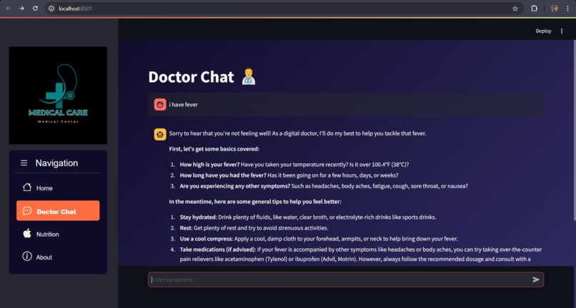 Virtual Doctor Assitant – screenshot 2