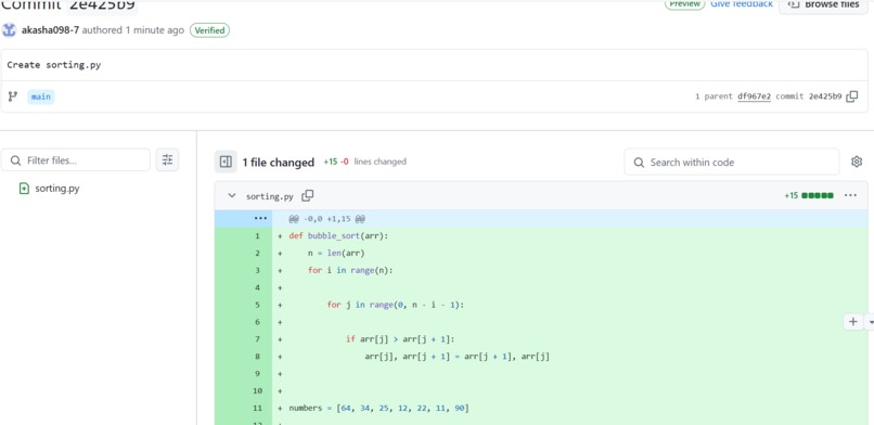 sortlist – screenshot 1