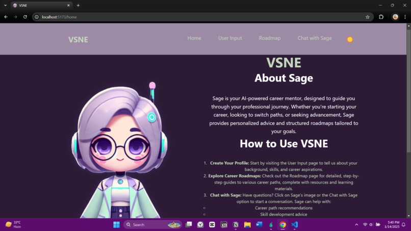 VSNE – screenshot 1