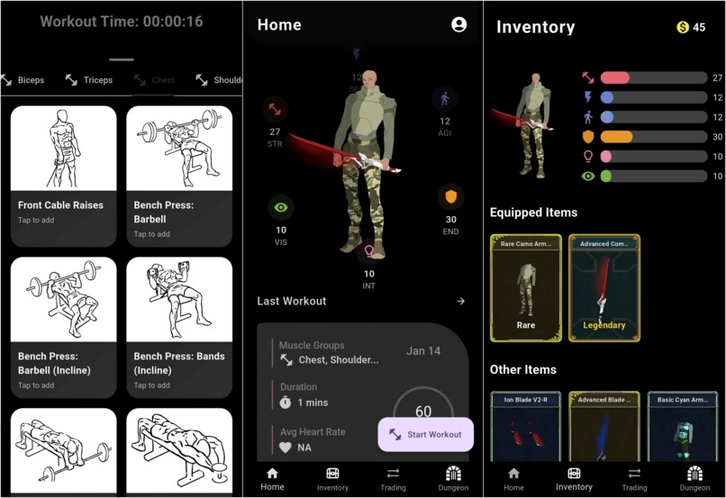 FitQuest RPG – screenshot 1