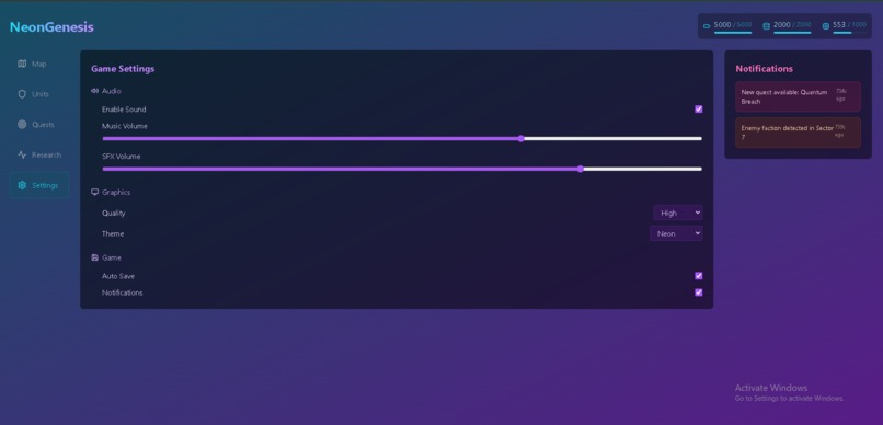 NeonGenesis – screenshot 2