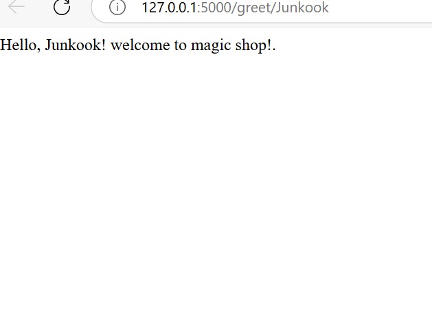 Flask app – screenshot 2