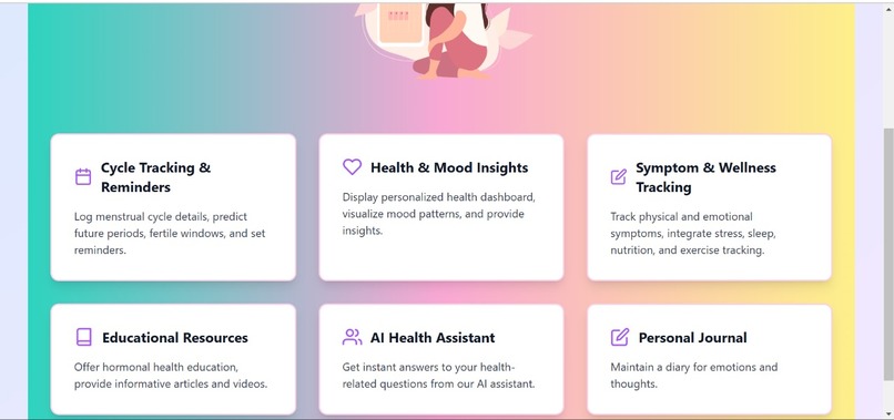HerCycle:Your Personal AI-Powered Menstrual Health Companion – screenshot 1