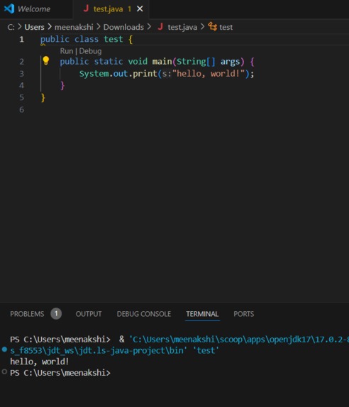 "hello, world!" – screenshot 1