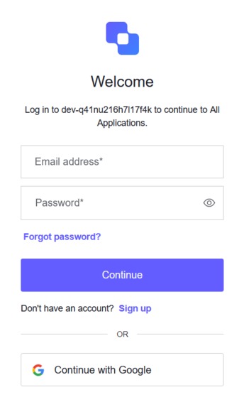 login.auth0 – screenshot 1