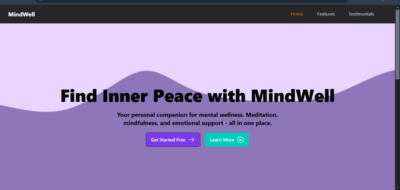 Mental Wellness App – screenshot 1