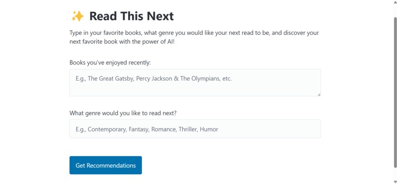 ✨ Read This Next – screenshot 1