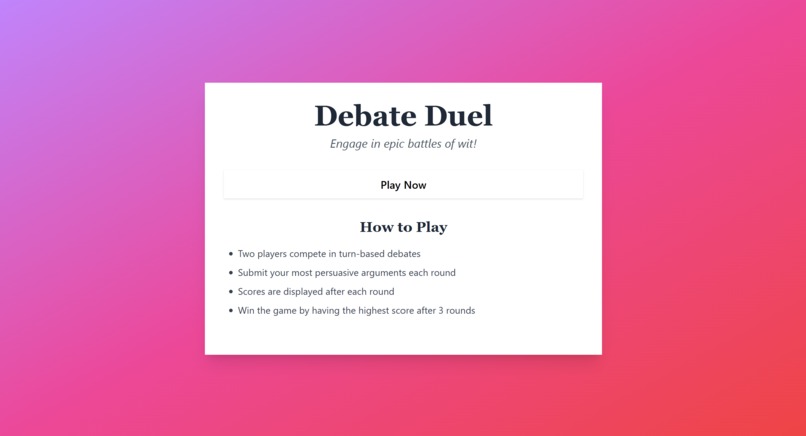 Debate Duel – screenshot 1