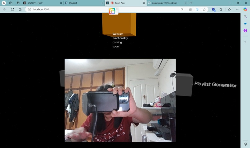 Emotion-Based Music Playlist Generator – screenshot 2