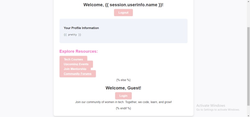 Girl Up Coders Autho – screenshot 1