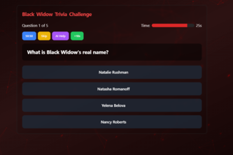 Black Widow Fan Site