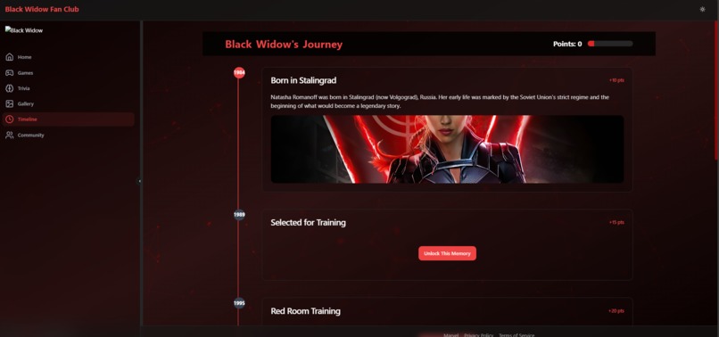 Black Widow Fan Site – screenshot 7