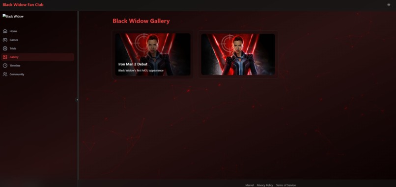 Black Widow Fan Site – screenshot 8