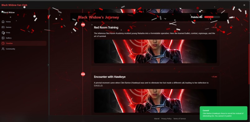 Black Widow Fan Site – screenshot 10