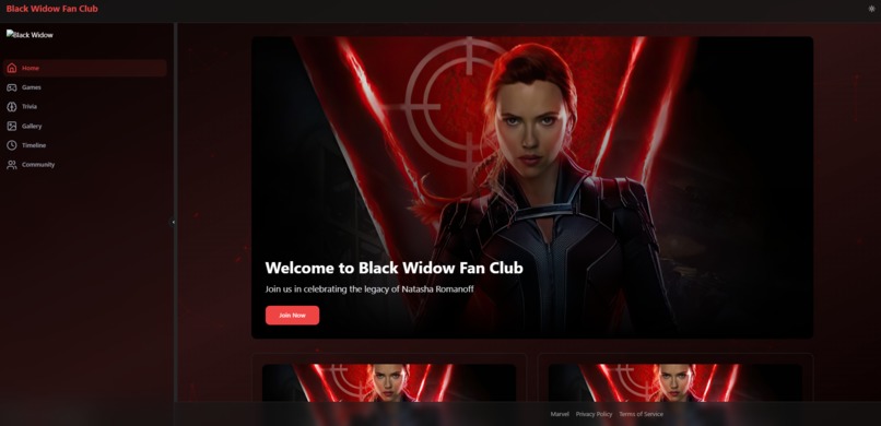 Black Widow Fan Site – screenshot 11