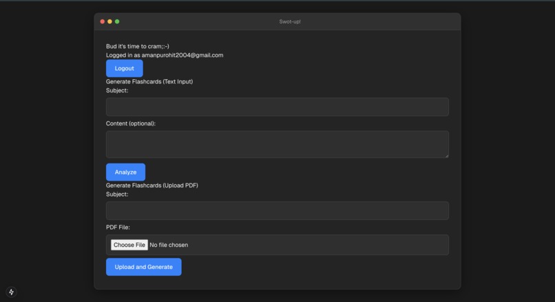 Swot up! – screenshot 1