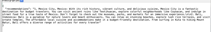 Travel Companion ChatBot – screenshot 2