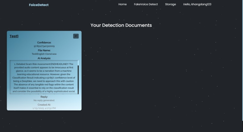 Foicedetect – screenshot 2